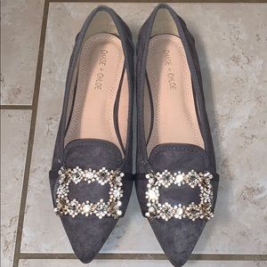 Bling Buckle Flats 10 New in Box
